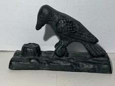 Black Woodpecker design Front Door Knocker Cast Iron 2lb 3oz 6in