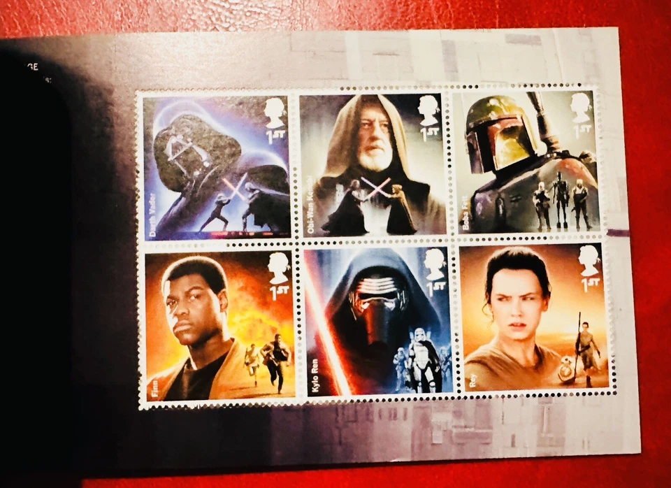 2015 THE MAKING OF STAR WARS PRESTIGE STAMP BOOK MNH ROYAL MAIL COMPLETE - image 2 of 4