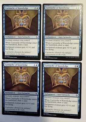 MTG 4x Cartouche of Knowledge x4 LP Amonkhet Playset