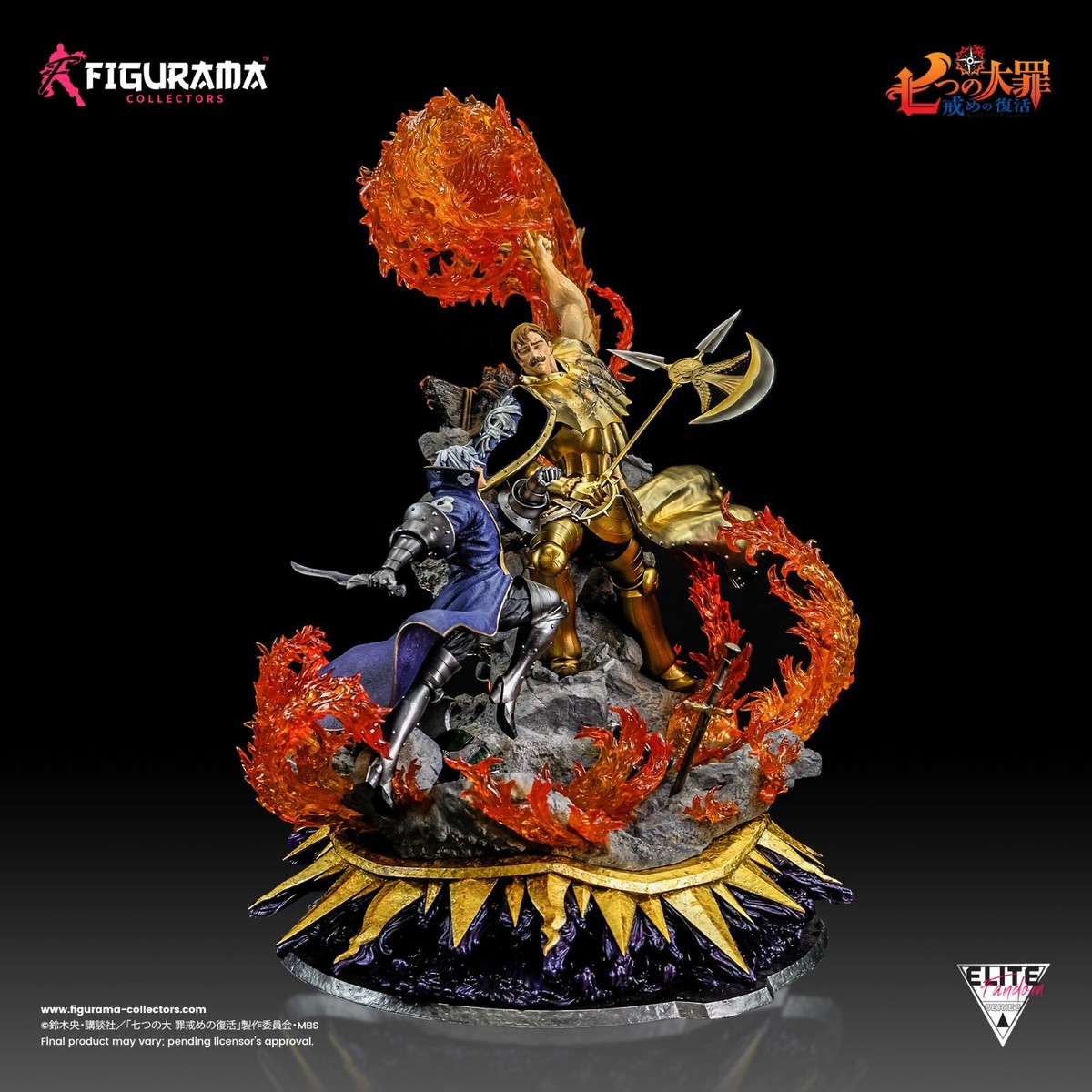 SEVEN DEADLY SINS - ESCANOR VS ESTAROSSA ELITE FANDOM STATUE