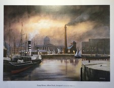 Liverpool, Bernard McMullen Limited Edition Litho Print. Numbered And Signed