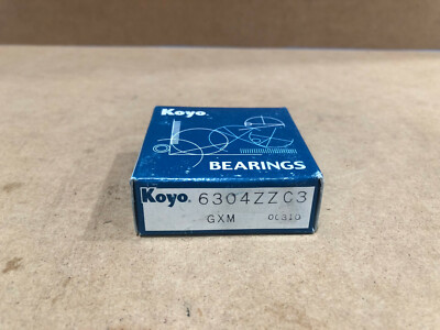 KOYO 6304ZZC3 SHIELD DEEP GROOVE BALL BEARING 