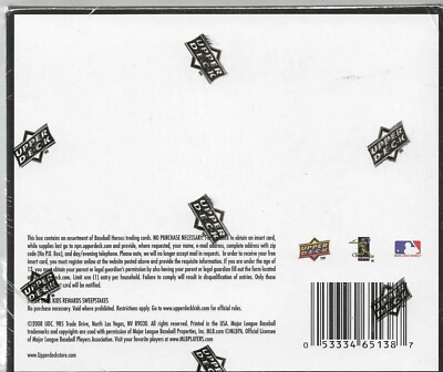 2008 Upper Deck Heroes Baseball MLB 24 Pack Retail Box FACTORY