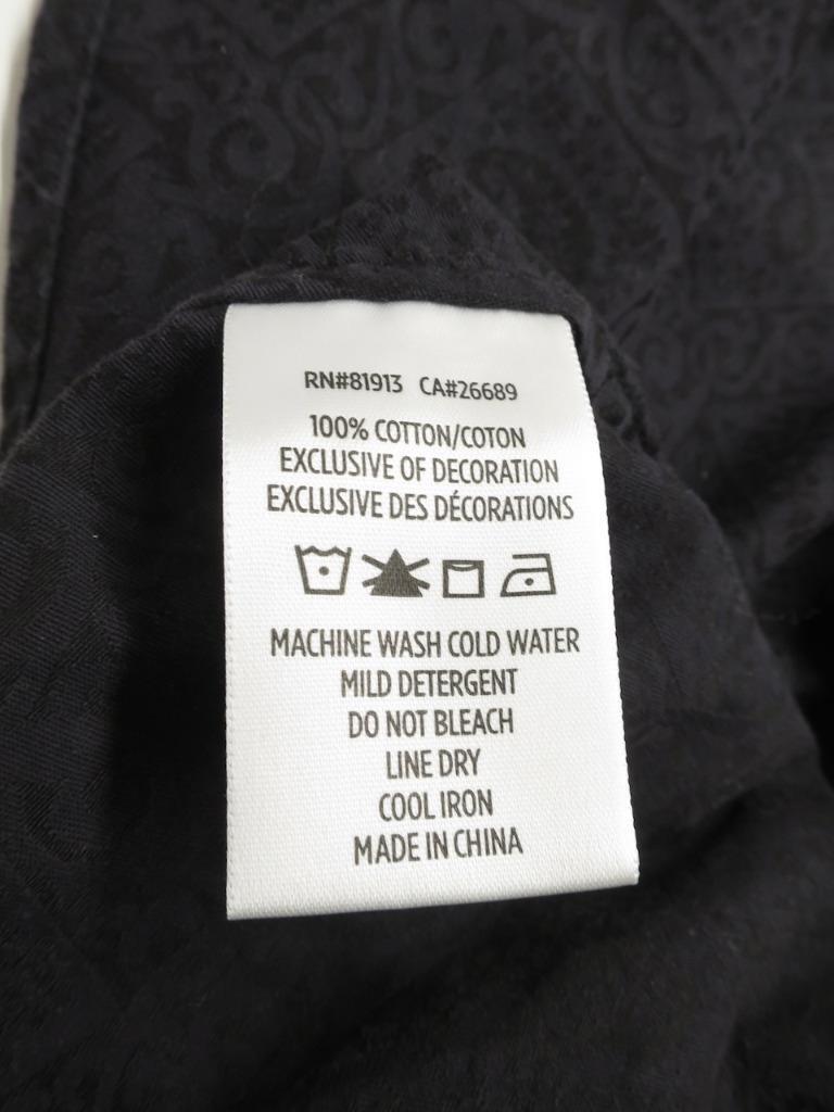 ROBERT GRAHAM Solid Black Paisley Pattern Contras… - image 10