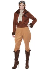 Amelia Earhart/Aviator Pilot Adult Costume