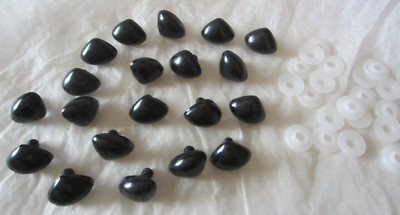 20 Vintage Boutique Safety Eyes & Nose Buttons for Teddy Bear Craft
