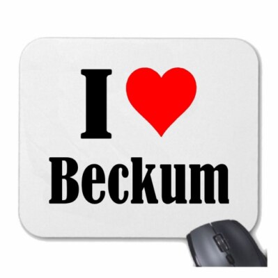 MOUSEPAD Mauspad I Love Beckum Ich Liebe Beckum