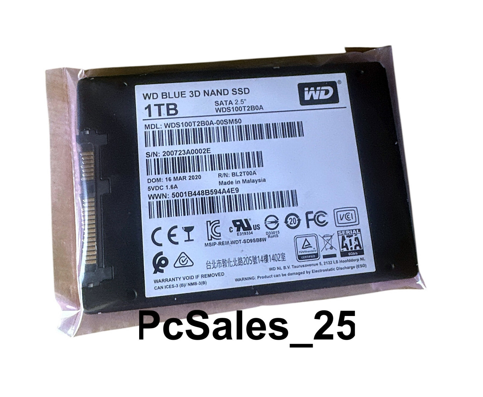 Ssd Western Digital Wd Blue 3d Nand Sata Wds100t2b0a Wds100t2b0a
