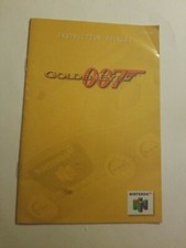 Nintendo 64 N64 Goldeneye 007 Instruction Booklet Manual Only - R1014