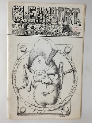 Clean Dirt Comix #2 VG/FN Underground 500 Print Run 1988