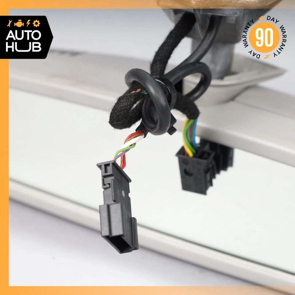 Espelho retrovisor interno cinza 06-11 Mercedes W219 CLS500 CLS550 CLS63 AMG fabricante de equipamento original - Imagem 3 de 4