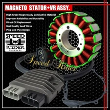 FOR 02-03 YAMAHA YZF R1 MAGNETO COIL STATOR+VOLTAGE REGULATOR RECTIFIER+GASKET