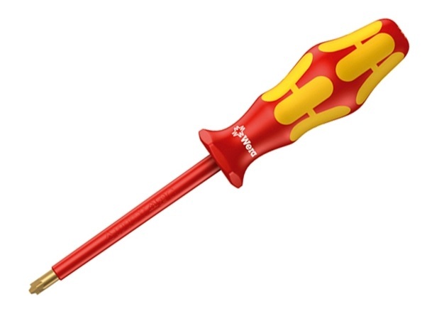 Wera 006163 Kraftform 165I Vde Insulated Screwdriver Pozidriv Pz1 X 150Mm - Image 2