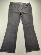 Tommy Hilfiger Freedom Bootcut Wmn's Sz 16x31" Black Wash Stretch Denim Jeans