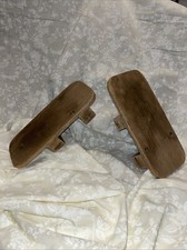 Vintage Japanese-style Wooden Sandal Bases