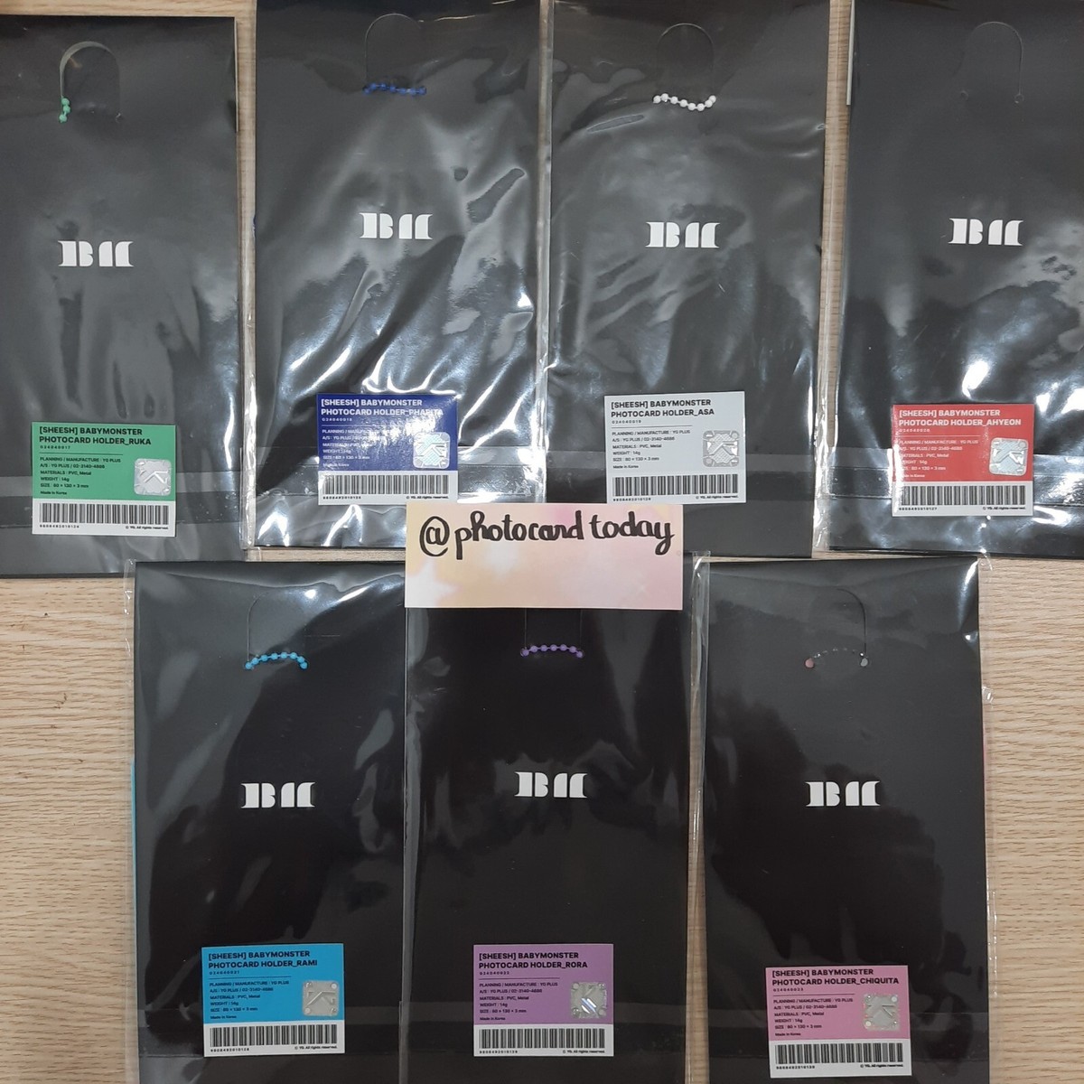 BABYMONSTER [BABYMONS7ER] YG POP-UP STORE OFFICIAL PHOTOCARD