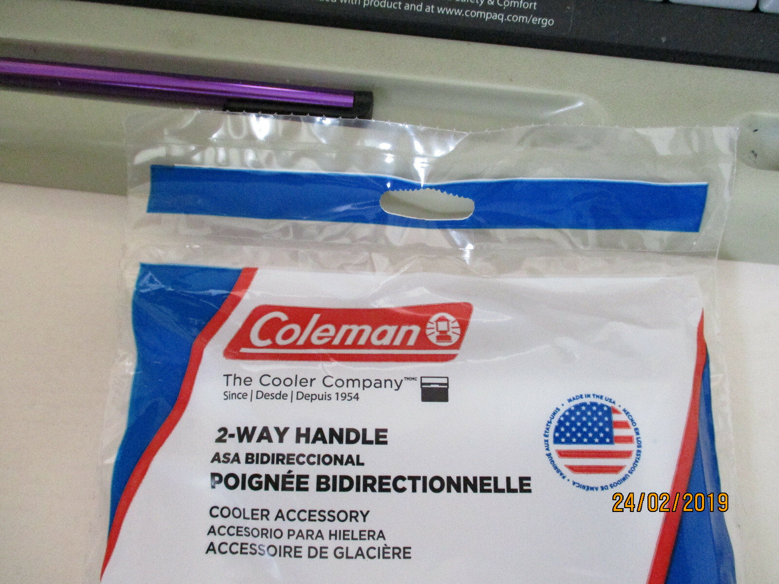 coleman cooler handle pin