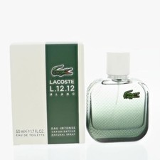 LACOSTE EAU DE LACOSTE L.12.12 BLANC INTENSE Lacoste for men 1.6 OZ New Box