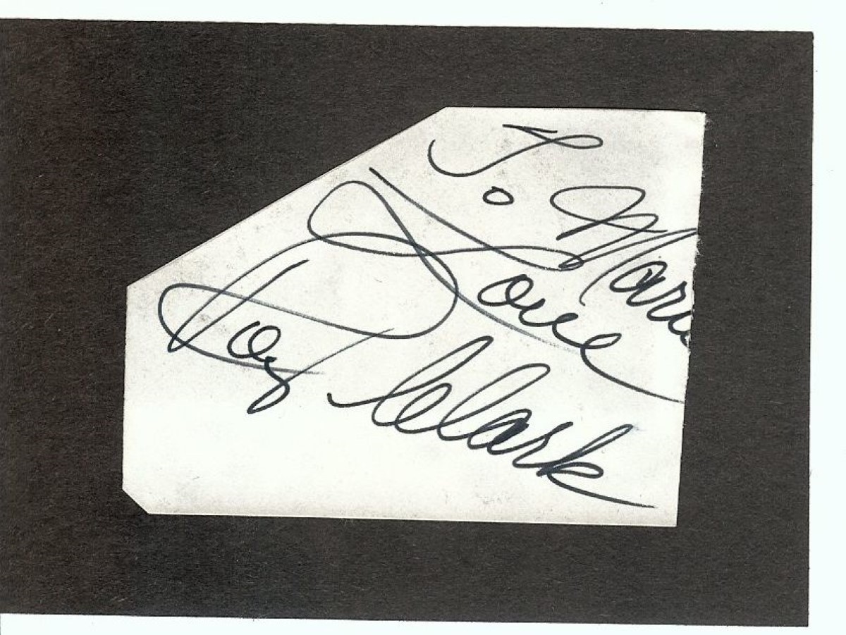 Roy Clark Signed Autographed Cut Signature Hee Haw Country Singer JSA II59865 