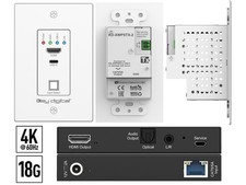 Key Digital KD-XWPS-2 HDMI Wall Plate Extende...
