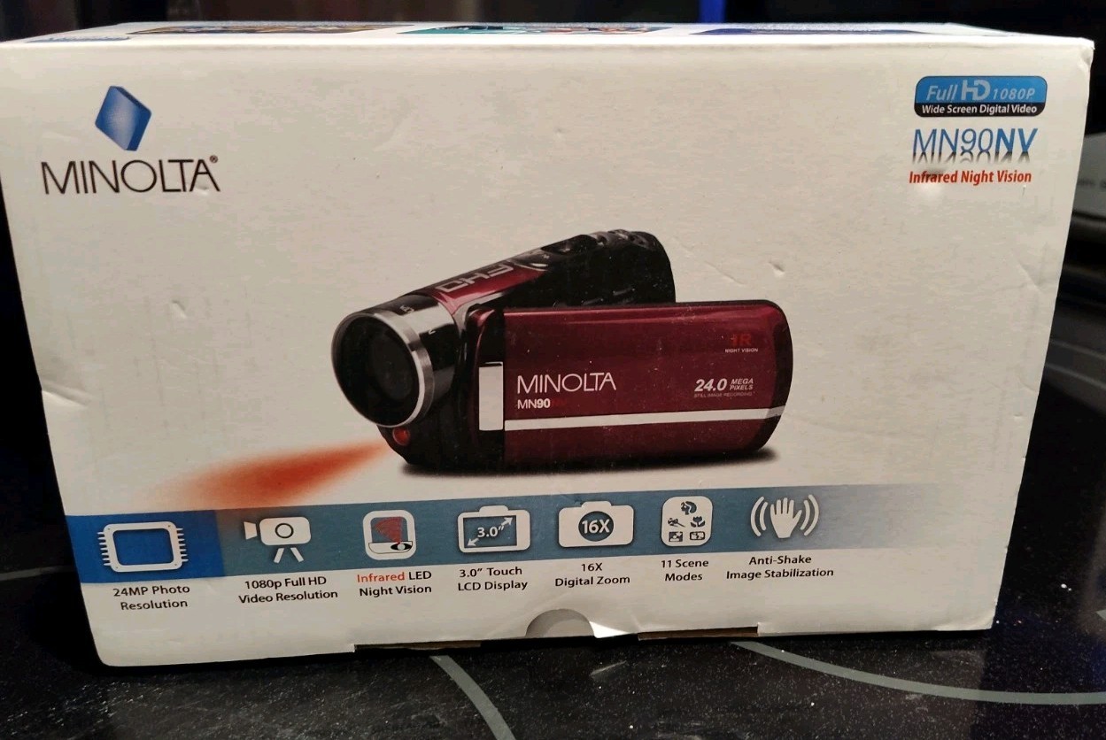 Maroon Infrared Night Vision