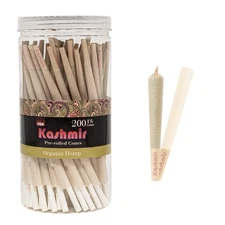 Pre Rolled Cones Organic HMP  1 1/4 Size – 200 Ct Rolling Paper Cones-Kashmir