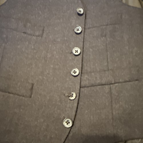 Vintage Christian Dior Anzug Sakko und Weste Hart Schaffner & Marx Wolle braun - 40S? - Bild 9 von 13