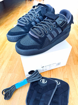 adidas Bad Bunny Forum Low Sneaker Schwarz EU 39 1/3 GW5021
