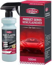 Car Black Plastic Trim Restorer - Car Detailing Restorer Spray for Faded Plast