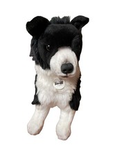 Steiff 122163 Jaycee Border Collie , Black White 11 Soft Dog