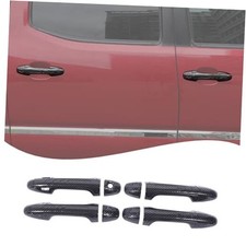 ABS Exterior Door Handle Protector Trim Frame Cover Carbon fiber Style B 