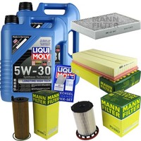 Inspektionspaket 10L Liqui Moly Longtime 5W-30 FüR VW Touareg 3.0 V6 TDI 4.2 V8