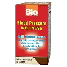 Blood Pressure Wellness 60 Tabs  by Bio Nutrition Inc