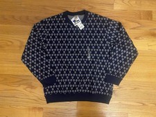 NEW Kaws X Uniqlo Andy Warhol Graphic Sweatshirt Navy Men's Size Large