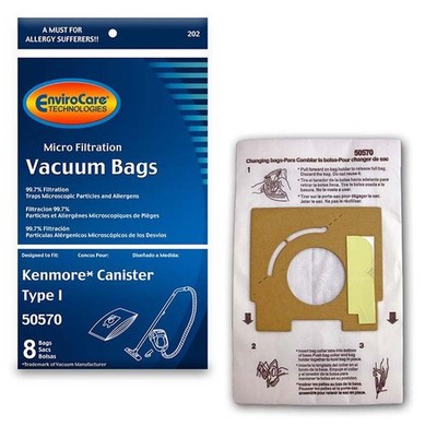 Replacement Micro Filtration Vacuum Cleaner Dust Bags made to fit Kenmore 50570