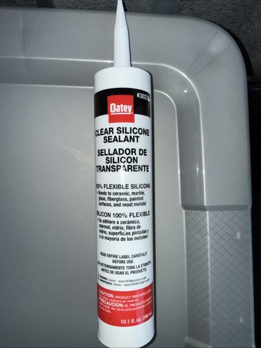 Oatey Clear Silicone Sealant, 10.1-Ounce Tube - Item #30236 - Picture 1 of 2