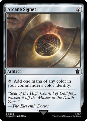 MTG - Arcane Signet - WHO 0239 - Doctor Who - Magic the Gathering