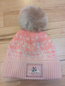 Rare Love Your Melon Cream Removable Double Poms Hard To Find New Love Your Melon LYM Speckled Double Pom Beanie (White  main image 4
