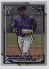 2024 Bowman Chrome Prospects Refractor 196/499 Aldalay Kolokie #BCP-173 11bi