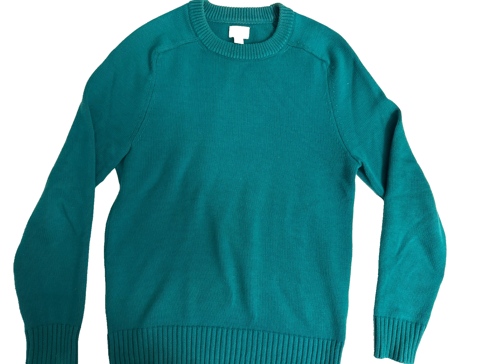 JCrew Heritage Cotton Men's Sweater in XS Evergreen Forest