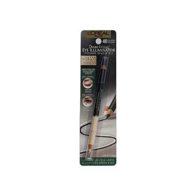 L'oreal Double Extend Eye Illuminator Black Emerald #493