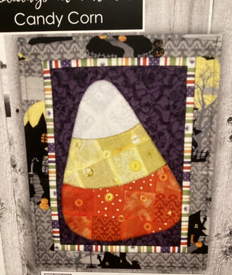 PATTERN Candy Corn Halloween Mini Quilt Table Topper NEW The Heart & Home Co.