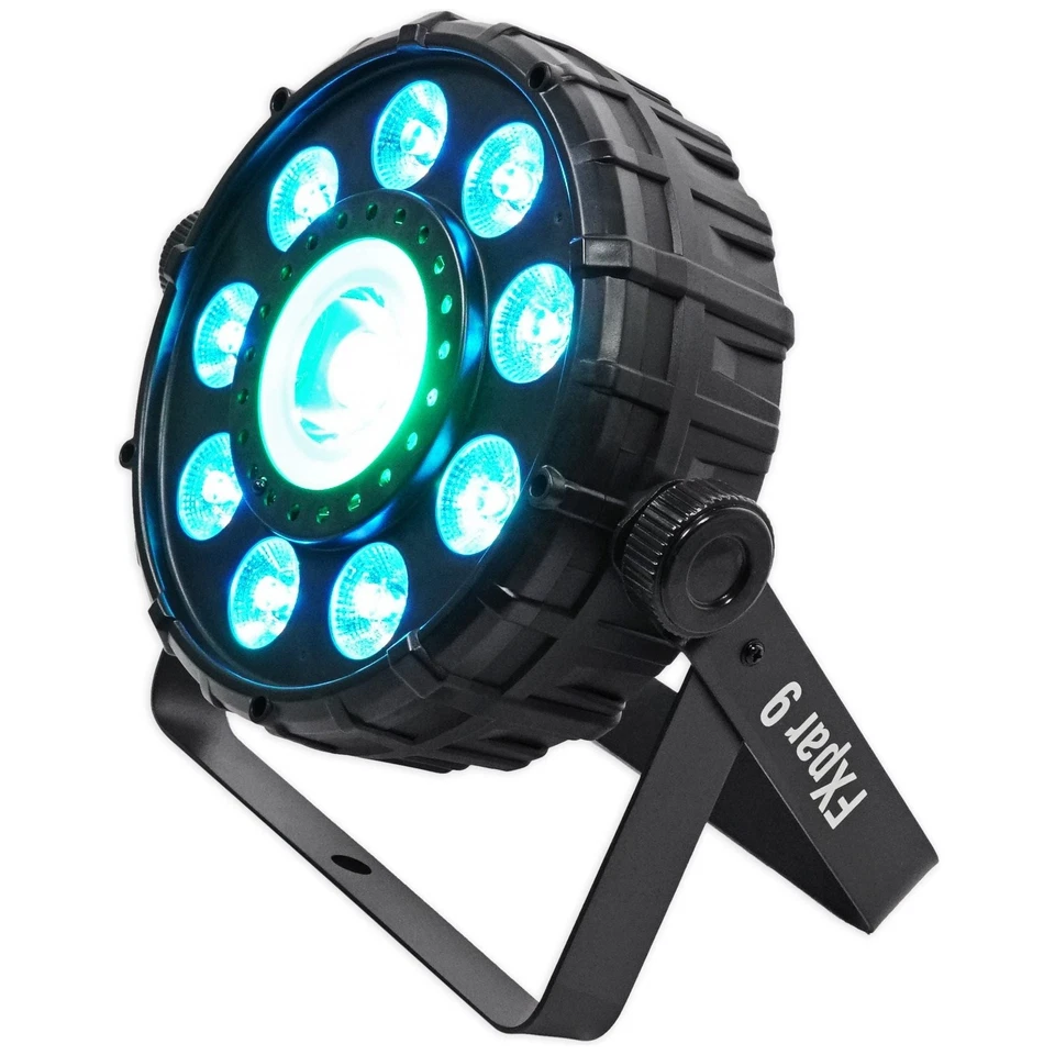 (2) Chauvet DJ FX Par 9 DMX Multi-Effect LED, SMD RGB+UV Strobe Par Lights - Image 3 of 4