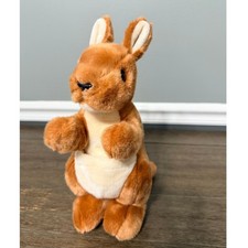 Vintage 2000 Ty Beanie Babies Pouch the Kangaroo Plush