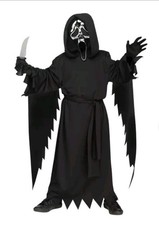 Spirit Halloween Youth Size L 14/16 GHOST FACE COSTUME