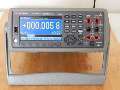 Keysight 34470A Digital Multimeter, 7.5 Digit, Truevolt DMM, NIST, GPIB availabl