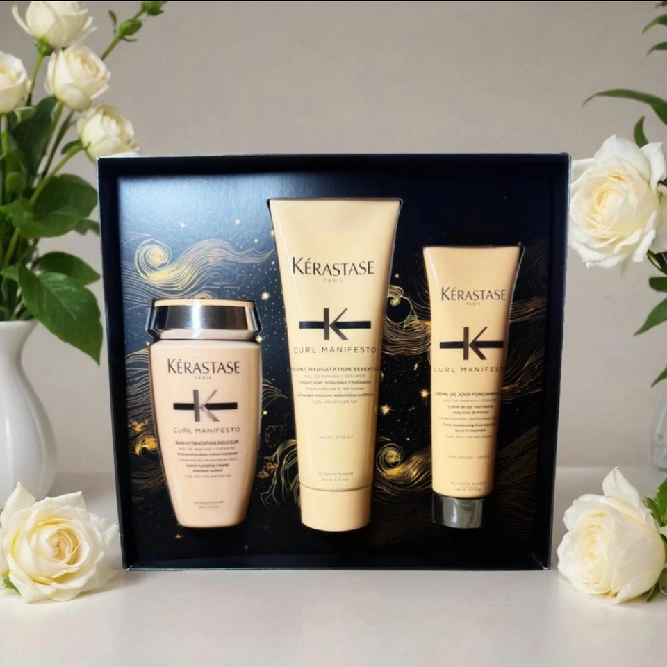 Kérastase Curl Manifesto Shampoo + Conditioner + Leave-In| Box Set - Image 2 of 4