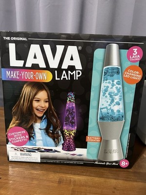 Schylling Lava Labs MYO Lava Lamp Craft Kit DIY STEM Science Toy NEW SEALED