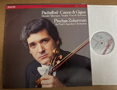 412 215-1 Pachelbel Canon & Gigue Handel Telemann Vivaldi etc Pinchas Zukerman