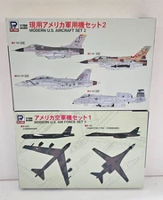H 2X LOT 1/700 PIT ROAD SKY WAVE MODERN US AIRCRAFT SET 2 + AIR FORCE SET 1